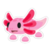 Axolotl Sticker  - Ultra-Rare from Pets Plus Sticker Pack